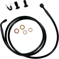 BRAKELINE KIT STAINLESS-STEEL FRONT BLACK H-D XL883N 09-11