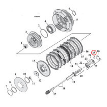 Release coupling, clutch