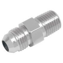 BRAKELINE ADAPTER FOR AN-03 HOSE STAINLESS-STEEL 2x MALE 3/8x24 JIC/UNF TO 1/8x27 NPT