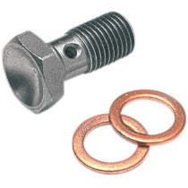 BANJO BOLT SINGLE STAINLESS-STEEL LENGTH 19,8mm 3/8x24 JIC/UNF