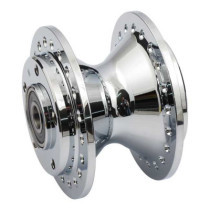 FRONT WHEEL HUB, CHROME