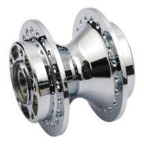 FRONT WHEEL HUB, CHROME