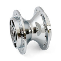 FRONT WHEEL HUB, CHROME