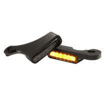 Handlebar Mounting LED Blinkers Amber/Black