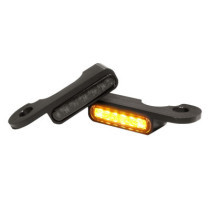 Handlebar Mounting LED Blinkers Amber/Black