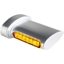 Turn-Signal Winglets Fender LED Amber/Chrome/Matt