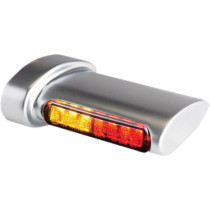 Turn-Signal, Brake, Run Winglets LED 3-in-1 Chrome/Matt