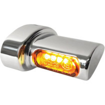 TURN SIGNAL WINGLETS “MICRO” SMD AMBER/CHROME