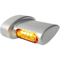 TURN SIGNAL WINGLETS “MICRO” SMD AMBER/CHROME MATTE