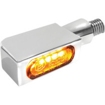 Turn-Signal BLOKK-Line SMD Micro Amber/Chrome