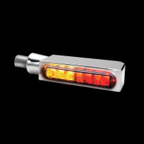 Turn-Signal 3-in-1 BLOKK-Line LED w/Position Light Chrome