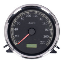 FL speedometer, ''95-03 face'', black. Electronic drive