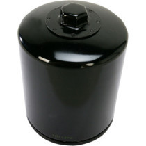 OIL FILTER SPIN-ON RACING WITH NUT PAPER GLOSSY BLACK