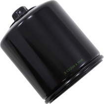 OIL FILTER SPIN-ON RACING WITH NUT PAPER GLOSSY BLACK