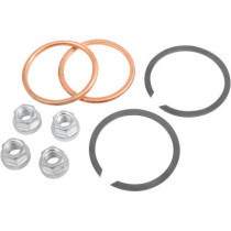 GASKET KIT EXHAUST MOUNTING WITH COPPER CRUSH RINGS & FLANGE NUTS