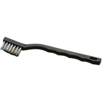 BRUSH STAINLESS STEEL WITH PLASTIC HANDLE