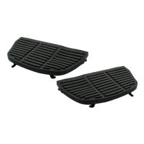 Passenger floorboard pad set. Black