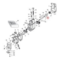 DRIVEN GEAR, OIL PUMP. 25T.