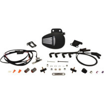 Black M8 Softail ForceFlow Cooler