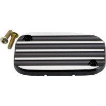 COVER HYDRAULIC CLUTCH MASTER CYLINDER FINNED BLACK