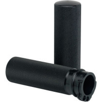 HAND GRIPS KNURLED CABLE BLACK