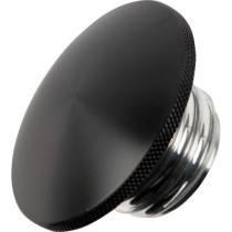 GAS CAP KNURLED BLACK