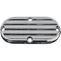 COVER OVAL INSPECTION FINNED CHROME