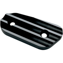 COVER INSPECTION PLATE FINNED BLACK-SILVER