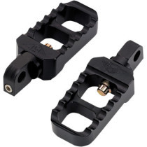 FOOT PEGS SERRATED STUBBY BLACK