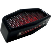 TAILLIGHT ASSEMBLY LED CAFE STYLE BLACK