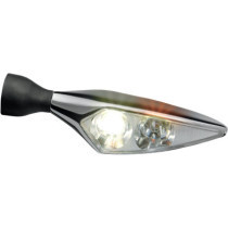 MICRO RHOMBUS PL LED TURN/POSITION LIGHT FRONT-LEFT CHROME