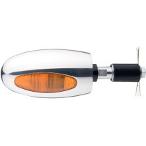 BL 1000 HALOGEN BAR END INDICATOR AMBER ALU POLISHED