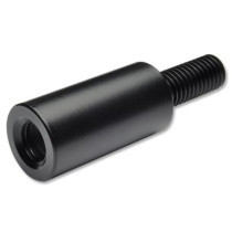 FLEXIBLE RUBBER ADAPTER EXTENSION M8 X 30 MM BLACK