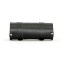 Longride, genuine leather tool roll 2L. Smooth black