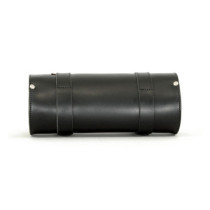 Longride, genuine leather tool roll 4L. Smooth black