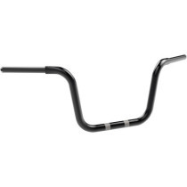 HANDLEBAR 1-1/4" BOBBER 10" APE HANGER BLACK