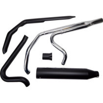 EXHAUST 2:1 09-16 FL BLK