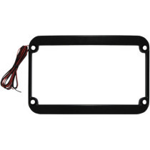 LICENSE PLATE FRAME LIGHTED BLACK