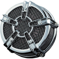 ECE COMPLIANT MACH 2 CO-AX AIR CLEANER CHROME