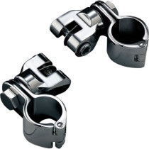 PEG MOUNTS WITH 1-1/4" MAGNUM QUICK CLAMPS CHROME