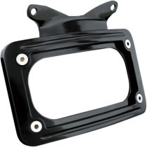 LICENSE PLATE MOUNT CURVED 10 FLHX BLACK