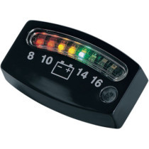 GAUGE BATTERY LED BLACK