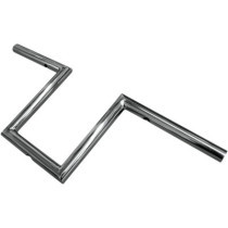 1" NARROW Z-BARS 8" RISE CHROME UNIVERSAL