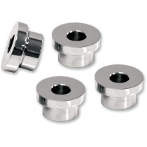 5 DEGREE-TRIPLE TREE RISER ANGLE ADAPTERS CHROME HD