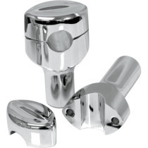 MOHAWK RISERS FOR 1" HANDLEBARS 3" RISE CHROME UNIVERSAL