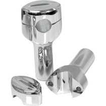 MOHAWK RISERS FOR 1" HANDLEBARS 4" RISE CHROME UNIVERSAL