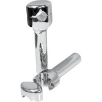 RISERS SMOOTH FOR 1" HANDLEBARS 6" RISE CHROME UNIVERSAL