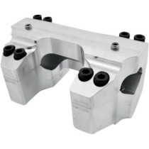 RISER CLAMP SET FOR 1" HANDLEBARS RAW FINISH HD