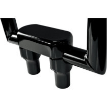 THREE PIECE RISER KIT 1.25" MOUNT 3" RISE BLACK HD