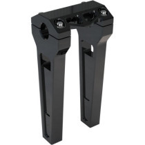 8" Black Anodized Straight Risers w/ 1" Clamping